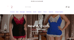 Desktop Screenshot of ninexlingerie.com